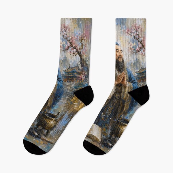 Item preview, Confucius – Ancient Chinese Philosopher Painting designed and sold by GalleryKauffeld.