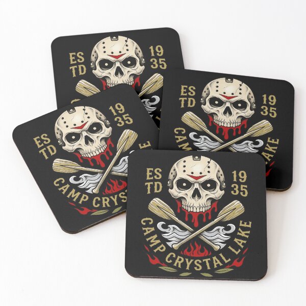 Item preview, Camp Crystal Lake Traditional Tattoo designed and sold by Fictional Ink Society.