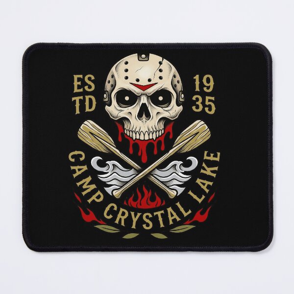 Item preview, Camp Crystal Lake Traditional Tattoo designed and sold by Fictional Ink Society.