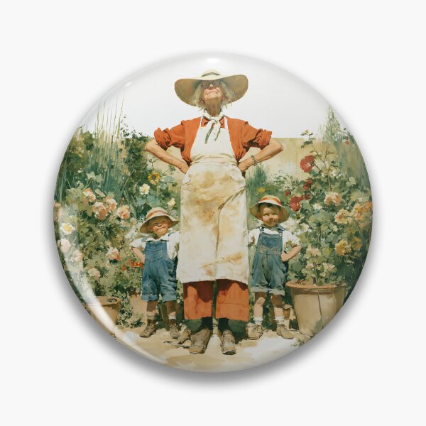 Item preview, Grandma and Her Little Garden Helpers designed and sold by junkydotcom.