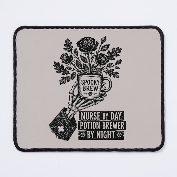 Item preview, Halloween Nurse Coffee – Nurse by Day, Potion Brewer by Night designed and sold by Art-Arcade6.