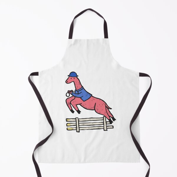 Item preview, Show Jumping Okapi Over a Fence designed and sold by BysonDesigns.