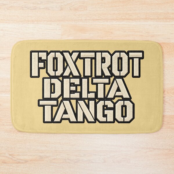 Item preview, FOXTROT DELTA TANGO FDT Statement Art designed and sold by ArtDesignTp.