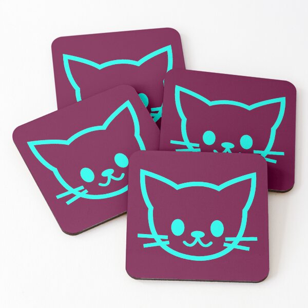 Item preview, Minimalist Cat No. 1 Turquoise designed and sold by yuretzius.