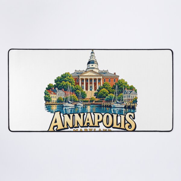 Item preview, Vintage Annapolis Maryland Travel Souvenir Landmark Gift designed and sold by MichaeIRellov.