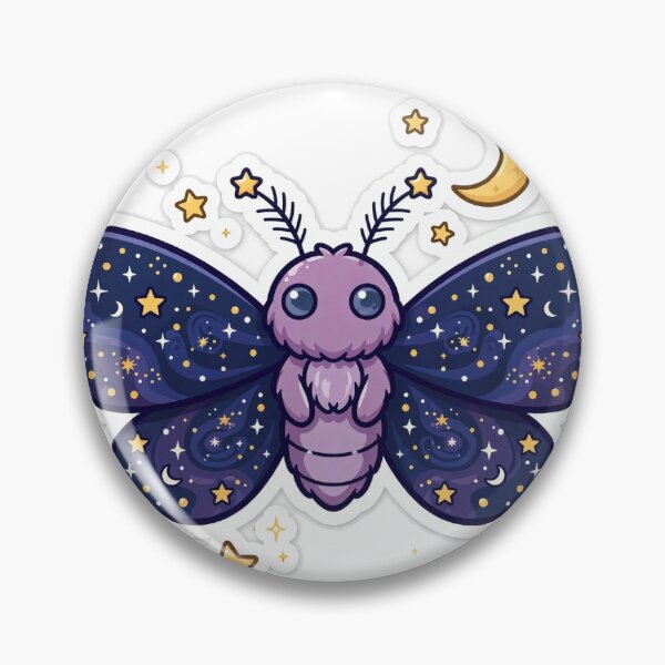 Item preview, Celestial Moth Stars Night Sky Sticker designed and sold by CalderVeritas.