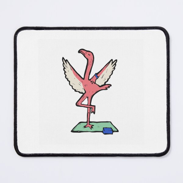 Item preview, Yoga Flamingo in Tree Pose designed and sold by BysonDesigns.