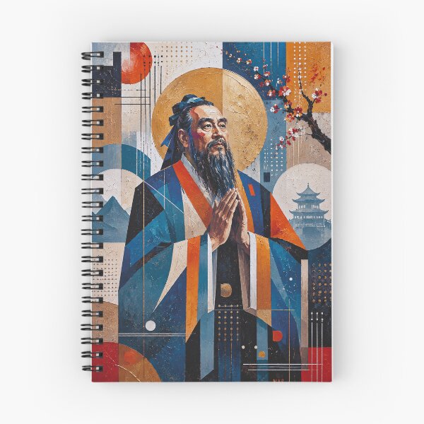 Item preview, Confucius – Ancient Chinese Philosopher Painting designed and sold by GalleryKauffeld.