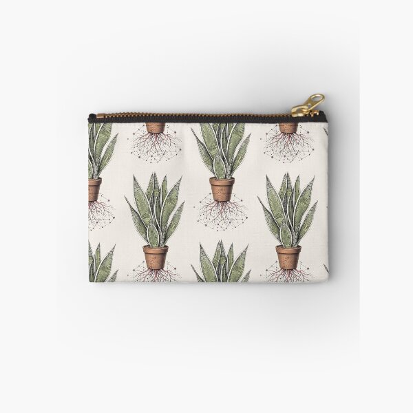 Item preview, Snake Plant Cyber Circuit - Vintage Botanical Sansevieria Engraving designed and sold by Aisha Reda.