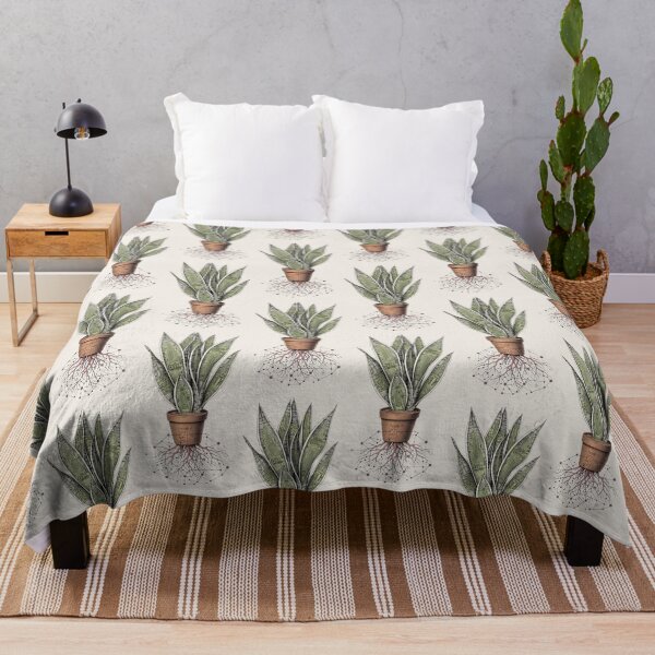 Item preview, Snake Plant Cyber Circuit - Vintage Botanical Sansevieria Engraving designed and sold by Aisha Reda.