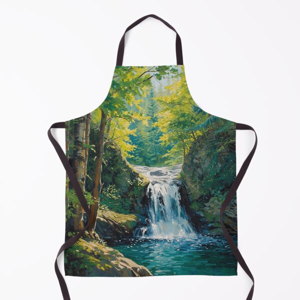 Item preview, Waterfall Forest Trees designed and sold by SeaStarAlex.