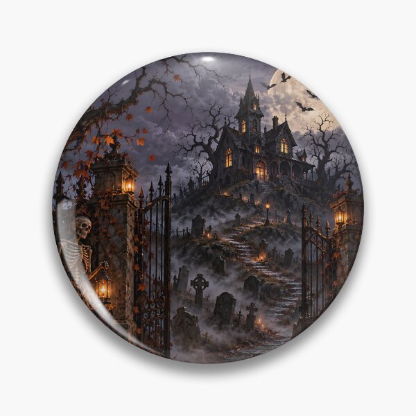 Item preview, Halloween Haunted House designed and sold by RobertMartinArt.