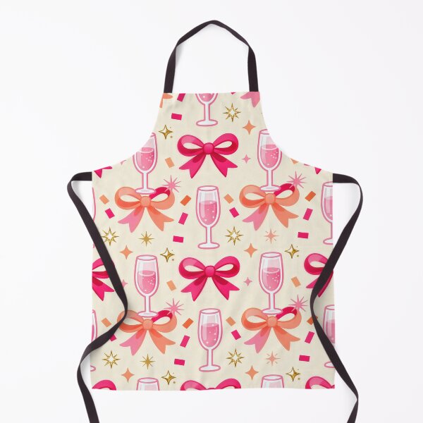Item preview, Pink Bow Champagne Celebration Party Pattern designed and sold by Mimoshi ⭐⭐⭐⭐⭐.