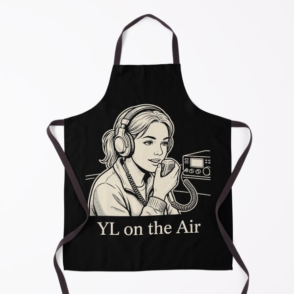 Item preview, YL on the Air Female Ham Radio Operator designed and sold by Sekla-Studio.