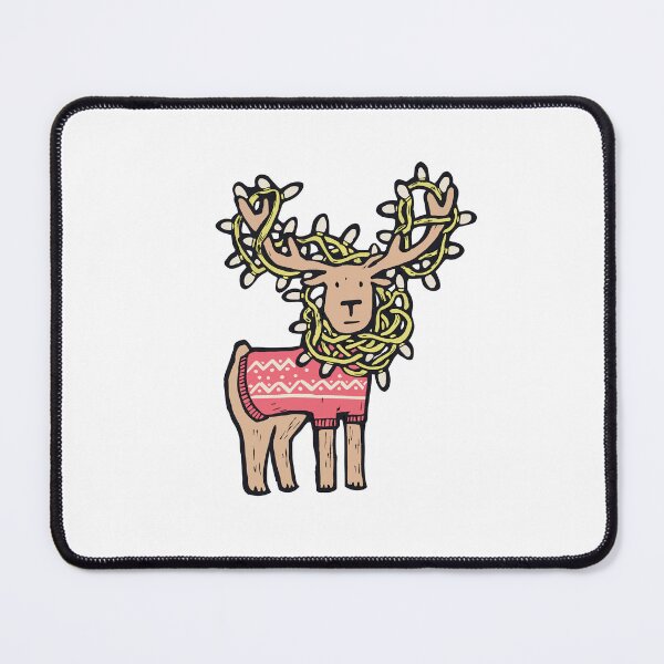 Item preview, Christmas Lights Reindeer in a Tangle designed and sold by BysonDesigns.