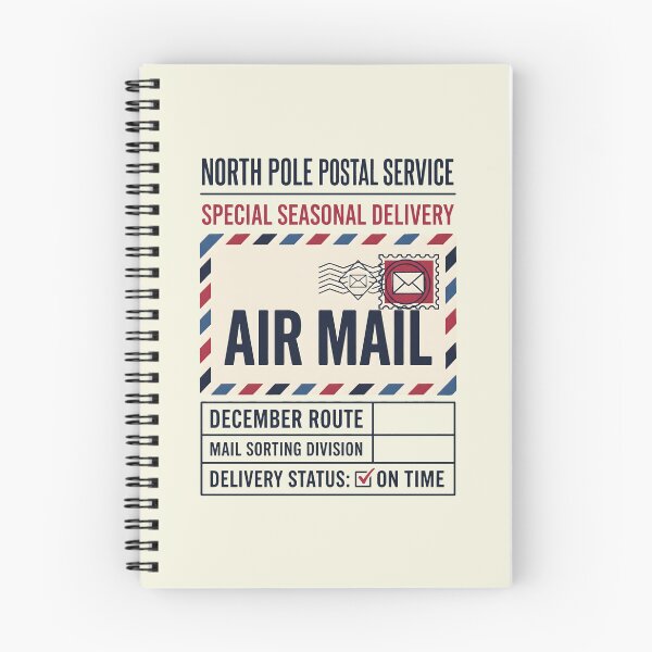Item preview, Air Mail North Pole Postal Service Vintage Graphic designed and sold by SplashTastic.