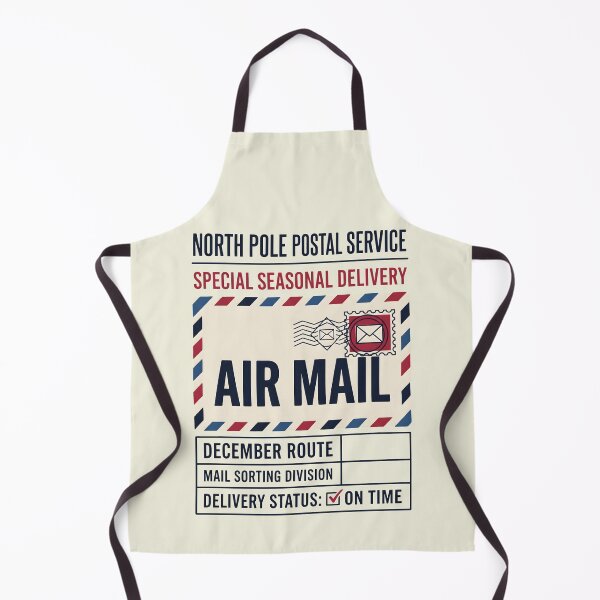 Item preview, Air Mail North Pole Postal Service Vintage Graphic designed and sold by SplashTastic.