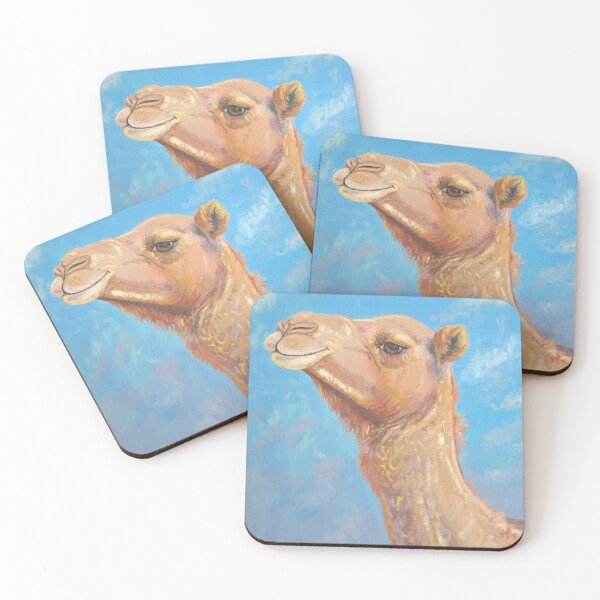 Item preview, Camel impressionist oil painting designed and sold by Thachuz-arts.