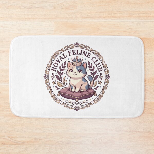 Item preview, Royal Feline Club Gothic Crowned Cat Vintage Crest  designed and sold by mood-draftsman.