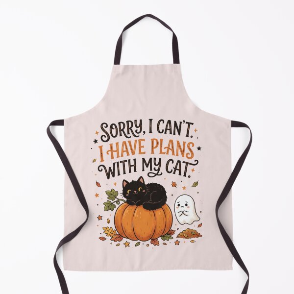 Item preview, Plans With My Cat – Black Cat Halloween designed and sold by Ashish1204.