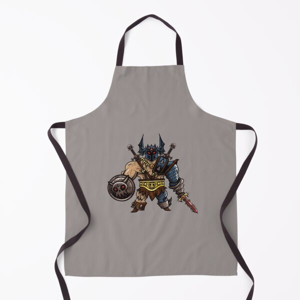 Item preview, Chibi Barbarian Warrior Skull Shield Sword-31 designed and sold by TobiasLeona.
