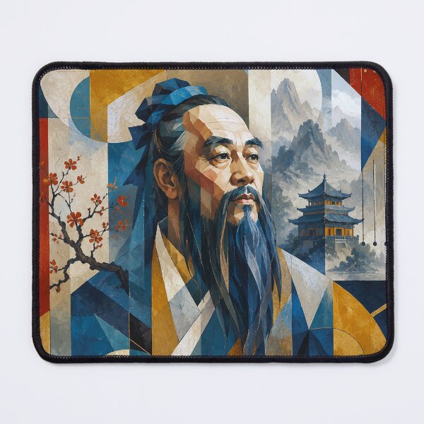 Item preview, Confucius – Ancient Chinese Philosopher Painting designed and sold by GalleryKauffeld.