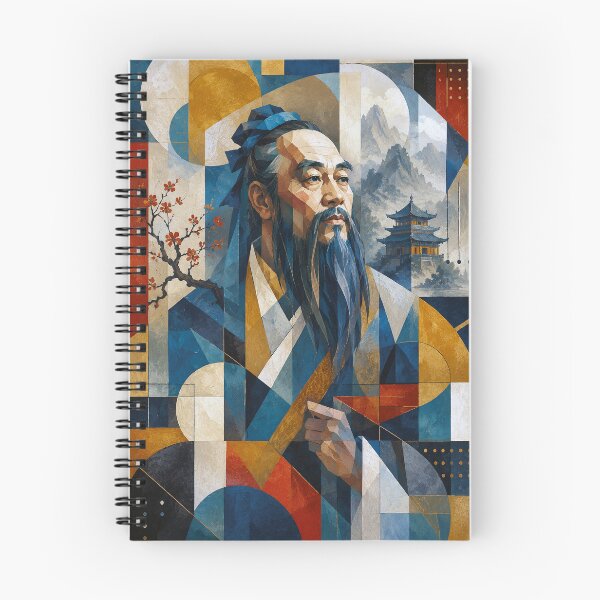 Item preview, Confucius – Ancient Chinese Philosopher Painting designed and sold by GalleryKauffeld.