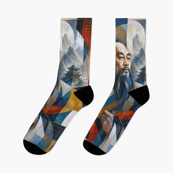 Item preview, Confucius – Ancient Chinese Philosopher Painting designed and sold by GalleryKauffeld.
