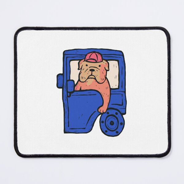 Item preview, Trucker Bulldog Behind the Wheel designed and sold by BysonDesigns.