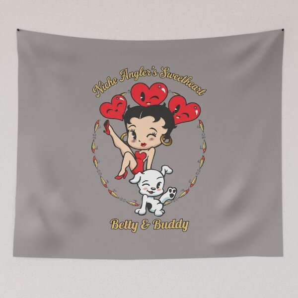 Item preview, Chibi Betty Boop & Puppy Love Hearts-39 designed and sold by TobiasLeona.