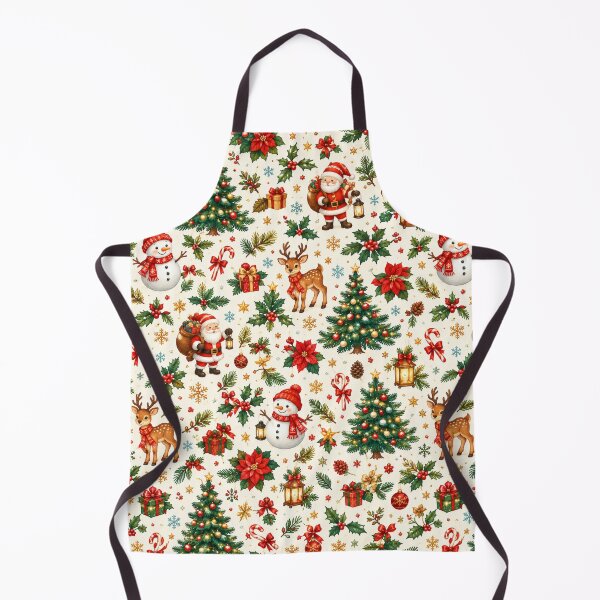 Item preview, Vintage Christmas Holiday Festive Pattern Print designed and sold by SeJaa.