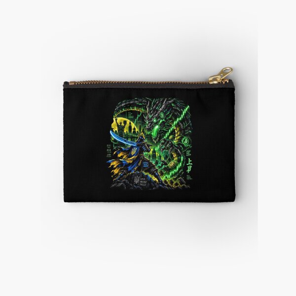 Item preview, Cyberpunk Samurai vs Crypto Market Dragon designed and sold by ValhallaHub.