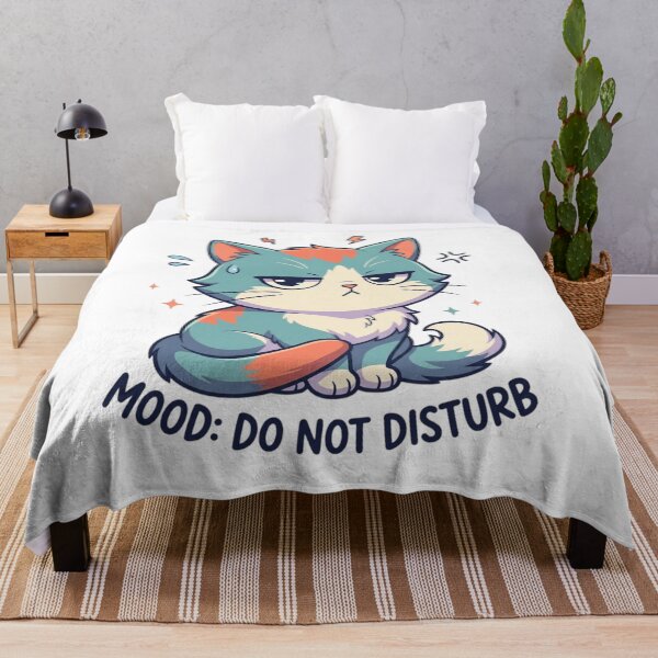 Item preview, Mood Do Not Disturb Grumpy Cat Sassy Annoyed Kitty  designed and sold by mood-draftsman.