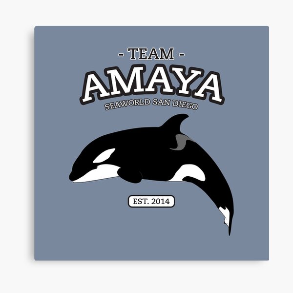 Team Shamu - Amaya Canvas Print