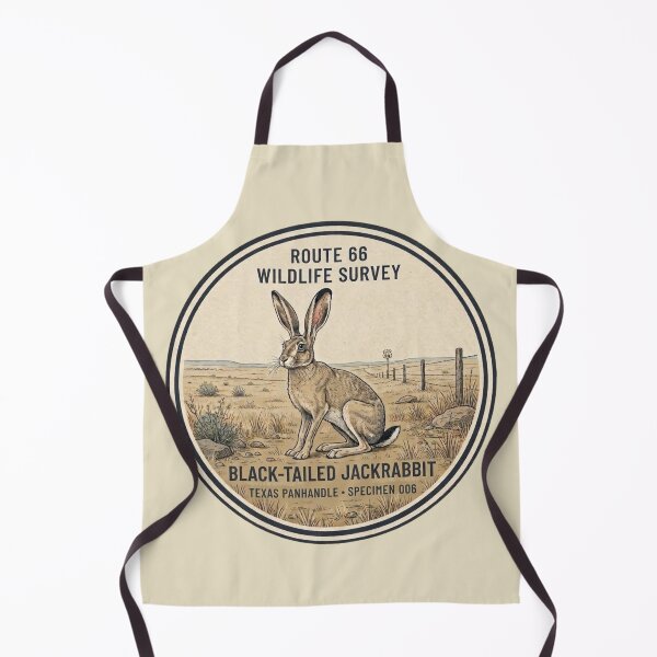 Item preview, Black-tailed Jackrabbit Route 66 Wildlife Badge designed and sold by CalmCapy Co.