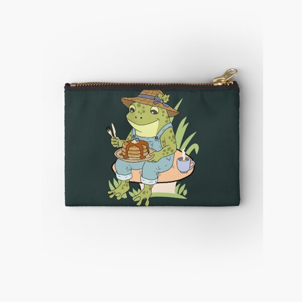 Item preview, Cottagecore Frog Picnic Cozy Pancakes on a Mushroom designed and sold by LeshanArt.