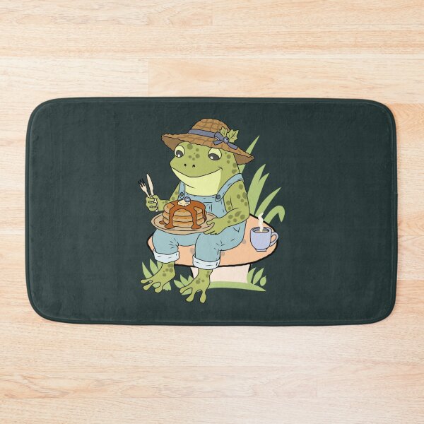 Item preview, Cottagecore Frog Picnic Cozy Pancakes on a Mushroom designed and sold by LeshanArt.