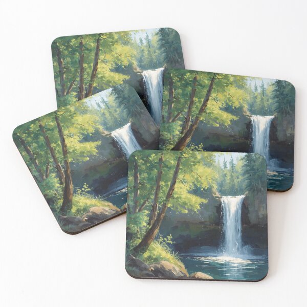 Item preview, Waterfall Landscape designed and sold by SeaStarAlex.