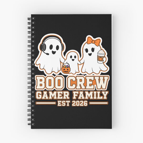 Item preview, Boo Crew Gamer Family Est 2026 Matching Halloween Shirt designed and sold by digital.stickerperso.com.