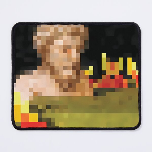 Item preview, Classical Greek Bust Pixel Painting designed and sold by SkulinframeLab.