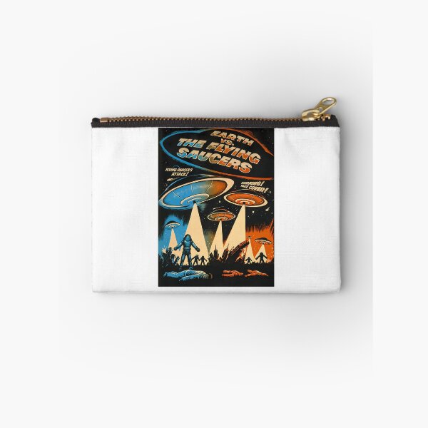 Item preview, Alien UFO Invasion Flying Saucer Attack Destruction designed and sold by HaletteGagnon.