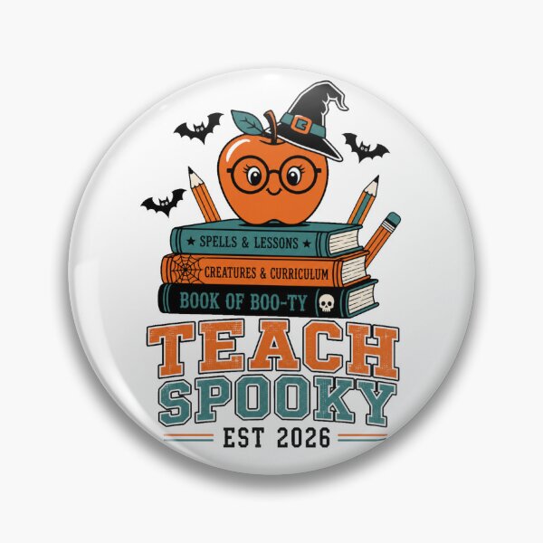 Item preview, Teach Spooky Funny Teacher Halloween Shirt designed and sold by digital.stickerperso.com.