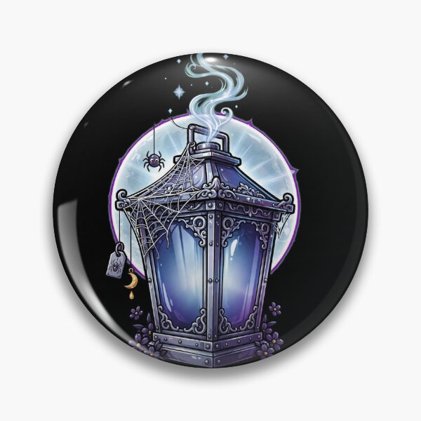 Item preview, Spiderweb Moonlight Lantern designed and sold by LunaGlow Studio.