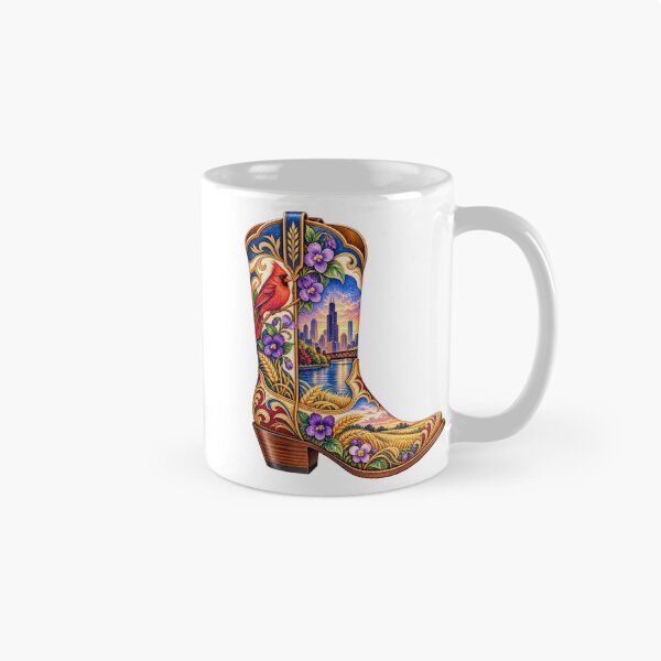 Item preview, Illinois Cowboy Boot designed and sold by Whimspired By Paxx.