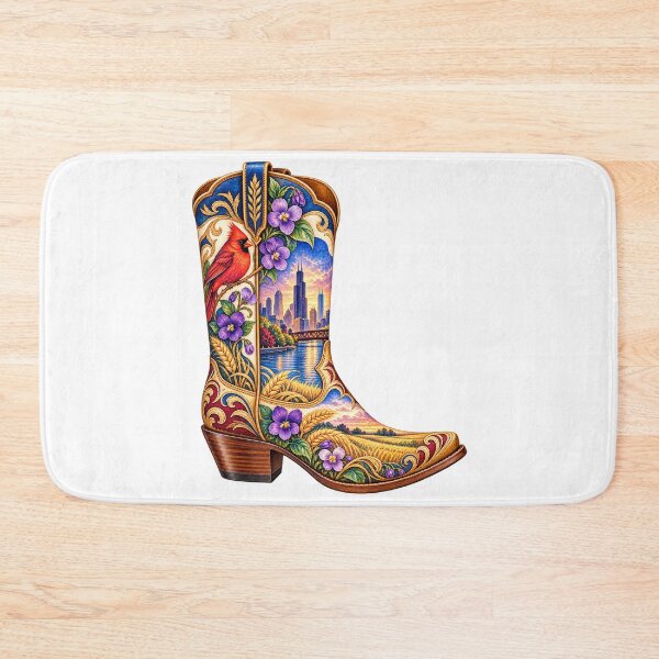 Item preview, Illinois Cowboy Boot designed and sold by Whimspired By Paxx.