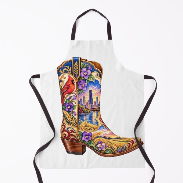 Item preview, Illinois Cowboy Boot designed and sold by Whimspired By Paxx.