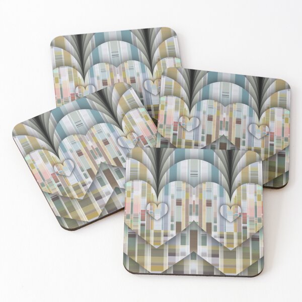 Item preview, Marriage of True Minds Love Celebration Abstract Hearts designed and sold by Jenny Meehan Art Prints and Patterns  .