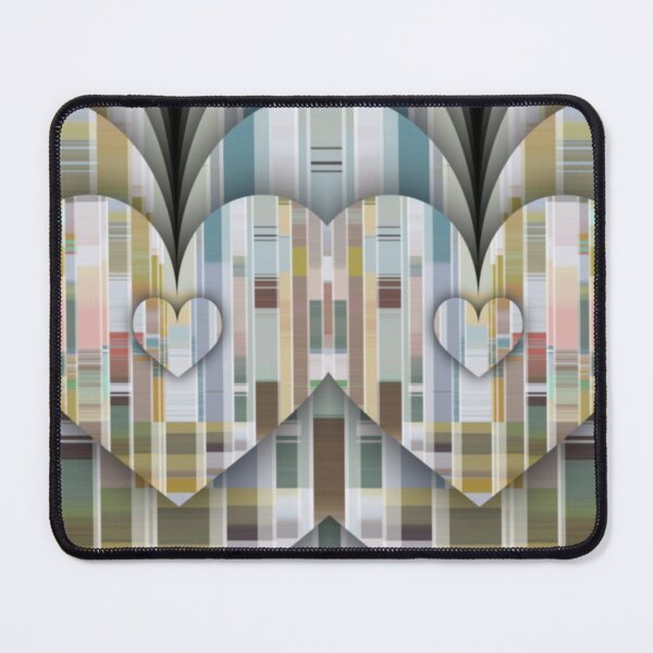 Item preview, Marriage of True Minds Love Celebration Abstract Hearts designed and sold by Jenny Meehan Art Prints and Patterns .