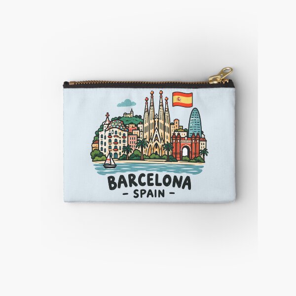 Item preview, Barcelona Spain Cute City designed and sold by HowToCanadian.