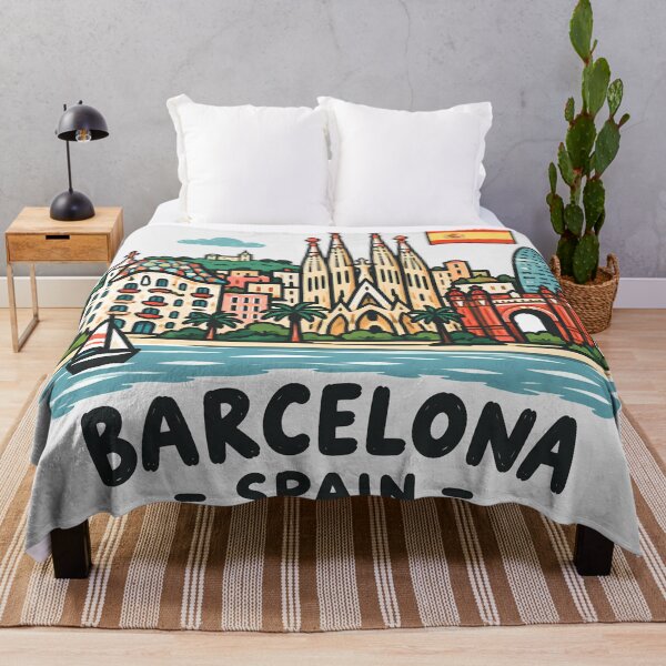Item preview, Barcelona Spain Cute City designed and sold by HowToCanadian.